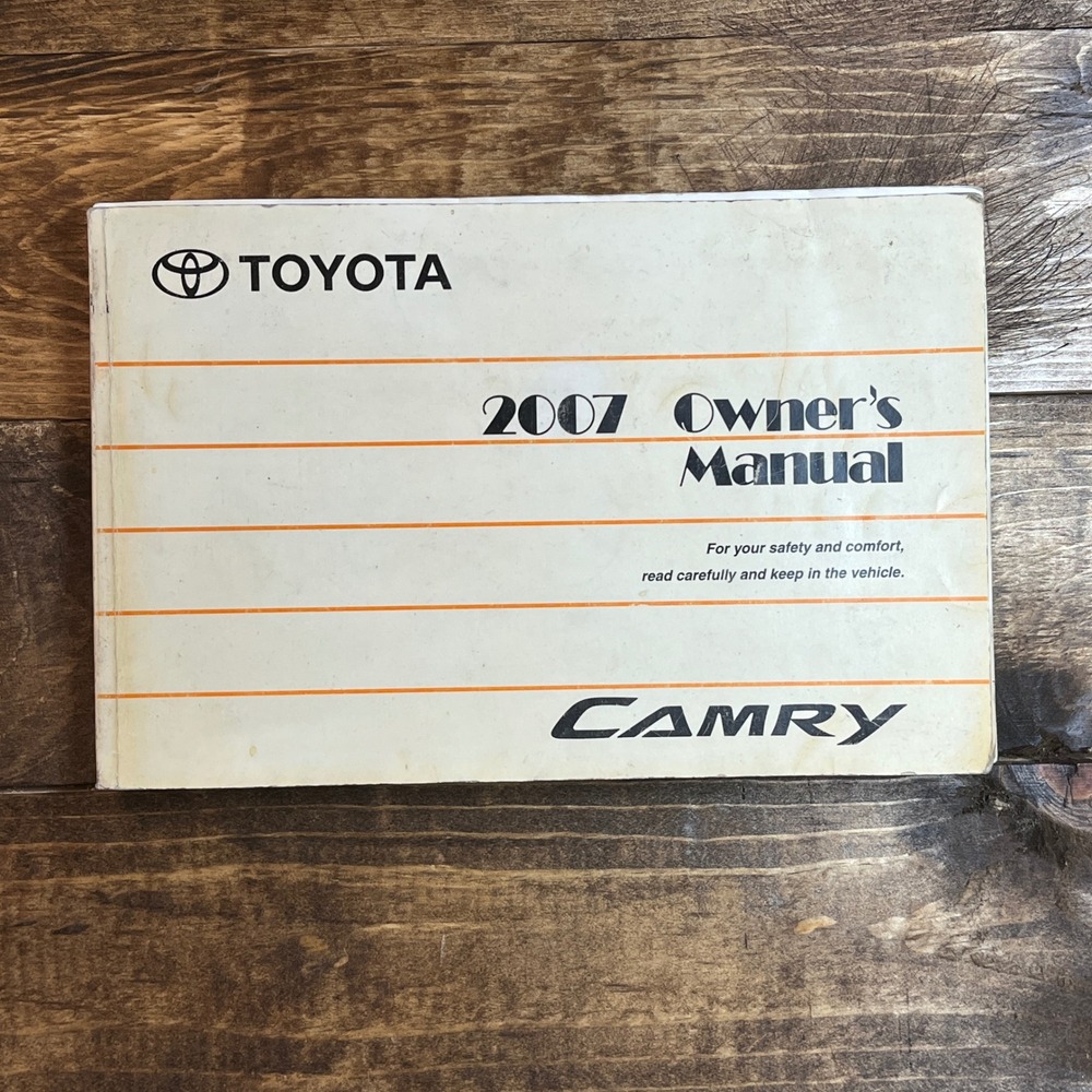 2007 Toyota Camry Hybrid Owners Manual OM33749U Genuine OEM Handbook